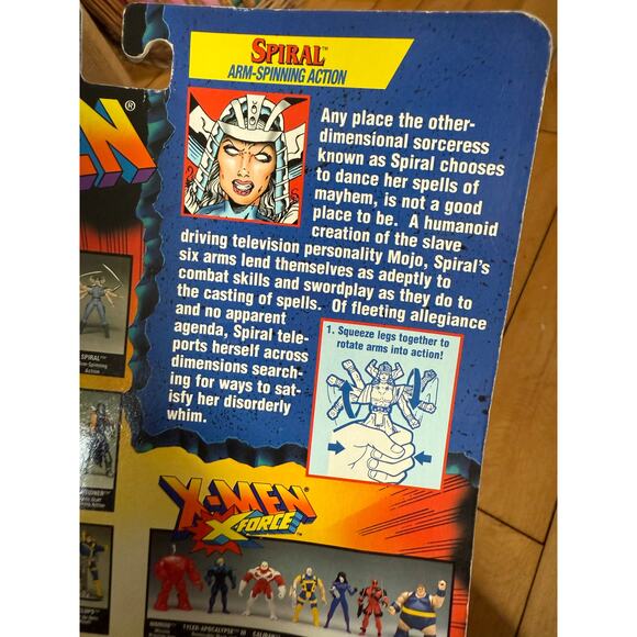 Marvel X-Men Invasion Series Spiral Action Figure - Picture 6 of 8